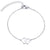 DOTIFI Stainless Steel Bracelet For Women Man Double Heart Gold And Silver Color Pulseira Feminina Lover's Engagement Jewelry